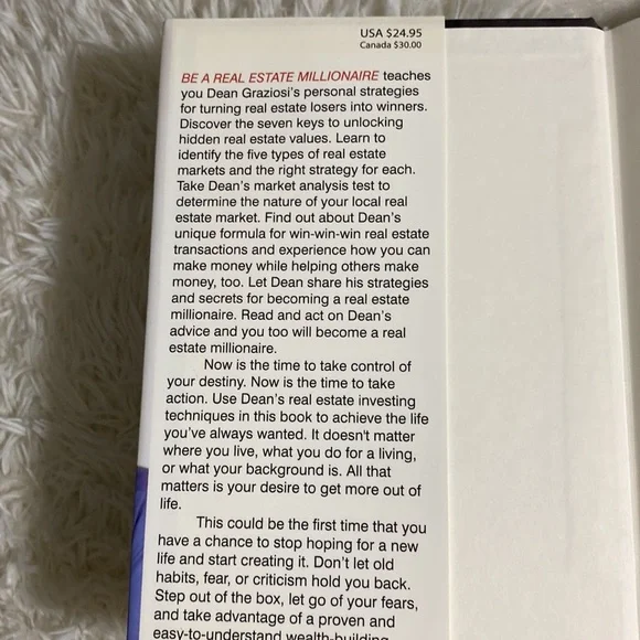 BE A REAL ESTATE MILLIONAIRE SECRET STRATEGIES FOR WEALTH DEAN GRAZIOSI HB GUC - Picture 4 of 5